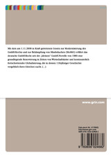 Cash-Pooling nach dem MoMiG Cash-Pooling nach dem MoMiG
