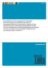 Medienmarken als Erfolgsfaktor. Zusatzgeschäfte als strategische Option für überregionale Tageszeitungen Medienmarken als Erfolgsfaktor. Zusatzgeschäfte als strategische Option für überregionale Tageszeitungen