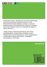 Ermittlung & Bewertung der wichtigen Erfolgskriterien zur Software-Fehlervermeidung