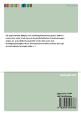 Ganzheitliches und Soziales Lernen am Beispiel der Montessori-Pädagogik Ganzheitliches und Soziales Lernen am Beispiel der Montessori-Pädagogik