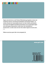 Allgemeine und Biologische Psychologie