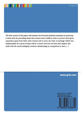 Women in the Victorian Era. Oscar Wilde's comedies "Lady Windermere's Fan", "A Woman of no Importance" and "An ideal Husband"