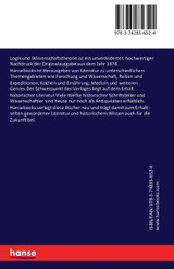 Logik und Wissenschaftstheorie Logik und Wissenschaftstheorie