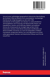 Versuch einer vollständigen geographisch-historischen Beschreibung der Kurfürstl. Pfalz am Rheine Versuch einer vollständigen geographisch-historischen Beschreibung der Kurfürstl. Pfalz am Rheine