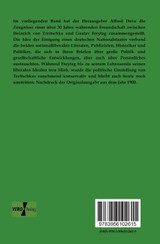 Gustav Freytag und Heinrich von Treitschke im Briefwechsel Gustav Freytag und Heinrich von Treitschke im Briefwechsel