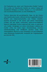 Goethe als Naturforscher Goethe als Naturforscher