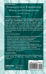 Pharmaceutical Experimental Design and Interpretation Pharmaceutical Experimental Design and Interpretation