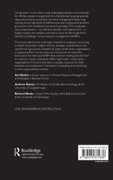 Employee Resourcing in the Construction Industry