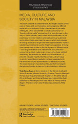 Media, Culture and Society in Malaysia