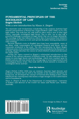 Fundamental Principles of the Sociology of Law Fundamental Principles of the Sociology of Law