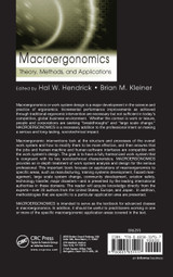 Macroergonomics Macroergonomics