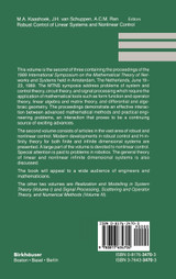 Robust Control of Linear Systems and Nonlinear Control Robust Control of Linear Systems and Nonlinear Control