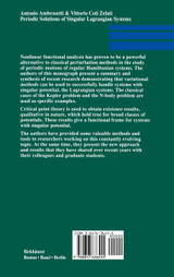 Periodic Solutions of Singular Lagrangian Systems Periodic Solutions of Singular Lagrangian Systems