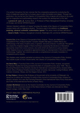 Theory and Methods in Comparative Policy Analysis Studies