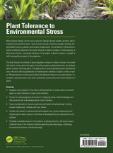 Plant Tolerance to Environmental Stress Plant Tolerance to Environmental Stress
