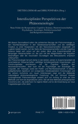Interdisziplinäre Perspektiven der Phänomenologie