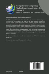 Computer and Computing Technologies in Agriculture II, Volume 2