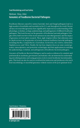 Genomics of Foodborne Bacterial Pathogens Genomics of Foodborne Bacterial Pathogens