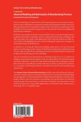 Advanced Modeling and Optimization of Manufacturing Processes Advanced Modeling and Optimization of Manufacturing Processes