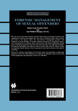 Forensic Management of Sexual Offenders Forensic Management of Sexual Offenders