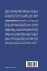 Pulmonary Immunotoxicology Pulmonary Immunotoxicology