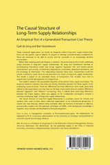 The Causal Structure of Long-Term Supply Relationships The Causal Structure of Long-Term Supply Relationships