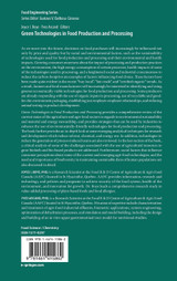 Green Technologies in Food Production and Processing Green Technologies in Food Production and Processing