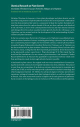 Chemical Research on Plant Growth Chemical Research on Plant Growth