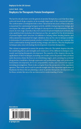 Biophysics for Therapeutic Protein Development Biophysics for Therapeutic Protein Development