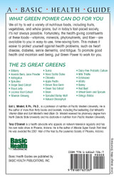 Greens Are Good for You!