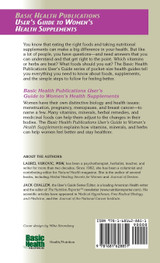 User's Guide to Women's Health Supplements