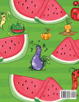 Toddler vegetables learning workbook vegetables