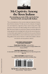 My Captivity Among the Sioux Indians My Captivity Among the Sioux Indians