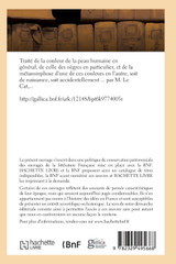 Traité de la couleur de la peau humaine en général, de celle des nègres en particulier Traité de la couleur de la peau humaine en général, de celle des nègres en particulier