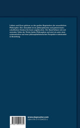 Leibniz und Kant Leibniz und Kant