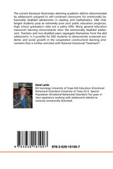 Academic Remediation for Adolescents with EBD