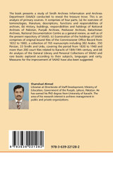 Library and Archival Record in Sindh Archives, Karachi