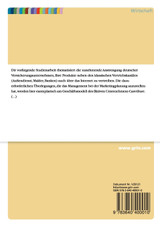 Geschäftsmodell für den Online-Vertrieb von Versicherungen für Privatpersonen