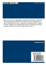 Investigation into the Cryptographic Properties of Elliptic Curves Defined over a Prime Field