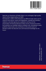 Speeches on Questions of Public Policy Speeches on Questions of Public Policy
