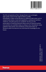 The life and speeches of Hon. George Brown The life and speeches of Hon. George Brown