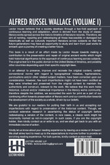 Alfred Russel Wallace (Volume I)