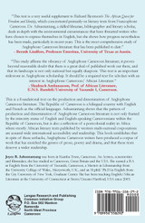 Landscaping Postcoloniality. The Dissemination of Cameroon Anglophone Literature