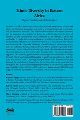 Ethnic Diversity in Eastern Africa. Opportunities and Challenges
