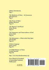 Journal of the Seminary of the Free Church of Scotland (Continuing) Journal of the Seminary of the Free Church of Scotland (Continuing)