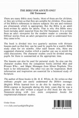 The Bible for Adults Only - Old Testament The Bible for Adults Only - Old Testament