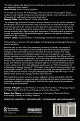 The Anthropology of Resource Extraction The Anthropology of Resource Extraction