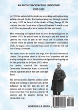 An Aussie Backpacking Londoner 1952-1953