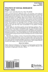 Politics of Social Research