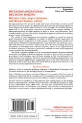 Interorganizational Decision Making Interorganizational Decision Making